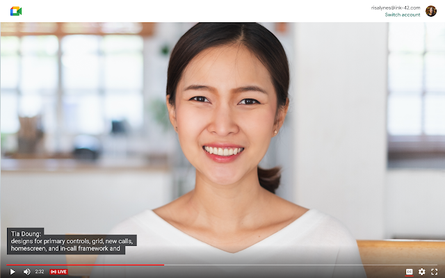 구글 미트의 라이브 스트리밍 자막개선 크로스도메인