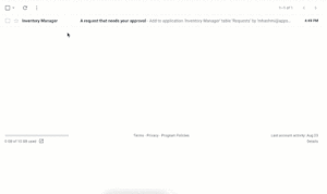 AppSheet 앱시트를 동적 이메일 Gmail에 통합