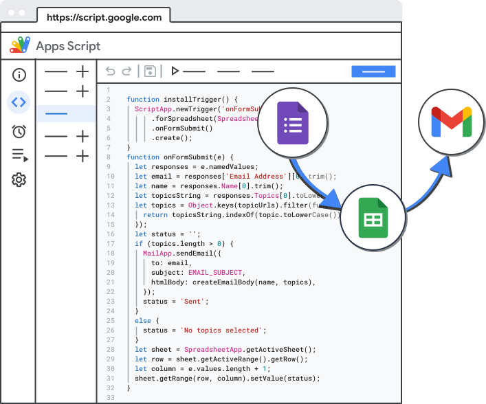 AppSheet AppsScript 커넥터 맞춤형 솔루션 구축