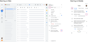 Google Tasks 중요한 작업 별표 표시