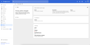 Google Workspace 구성변경시 관리자 보안 알림 Google Workspace 구성변경시 관리자 보안 알림