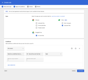 Google 채팅에 DLP 베타 기능 제공 Google 채팅에 DLP 베타 기능 제공