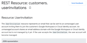 UserInvitation API 비관리 계정 도메인으로 마이그레이션 UserInvitation API 비관리 계정 도메인으로 마이그레이션