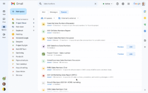 Gmail 통합뷰 Chat 스페이스 쉽게 검색 Gmail 통합뷰 Chat 스페이스 쉽게 검색