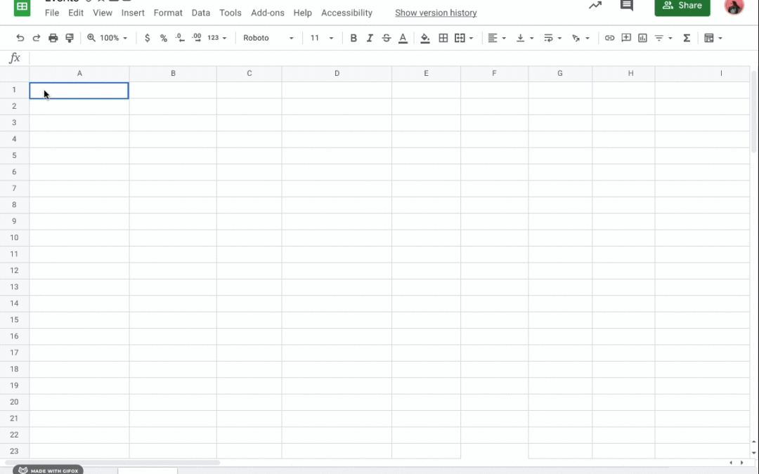 Google Sheets 이벤트를 스마트 Chip 확장