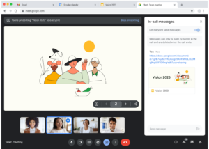 Google Meet 화상회의 자료 자동으로 공유 Google Meet 화상회의 자료 자동으로 공유