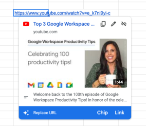 Google Sheets 추가 스마트 칩 기능 Google Sheets 추가 스마트 칩 기능