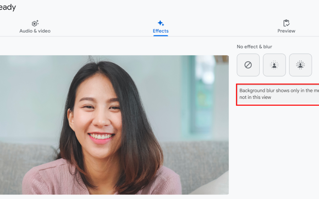 가상 데스크톱 VDI 배경흐림 화상미팅 적용