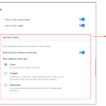 새로운 Google Meet 간소화된 액세스 제어 새로운 Google Meet 간소화된 액세스 제어