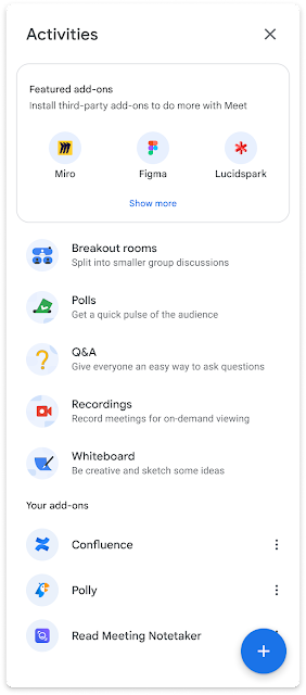 Google Meet에서 타사 애드온 찾기 설치하기