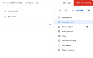 Google Meet HW 연속프레임 Huddly 카메라 Google Meet HW 연속프레임 Huddly 카메라