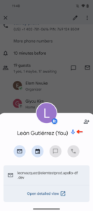Google Workspace 자신의 이름 발음 녹음