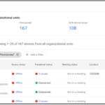 Google Meet 하드웨어 Meet 지원종료 메뉴