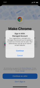 계정은 로그인할 때와 로그인하지 않을 때 관리된다는 사실 ios