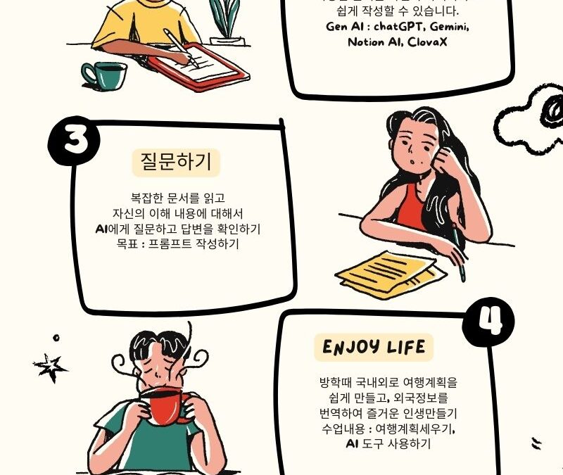 생성형 AI를 학교 수업에 사용하는 방법