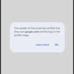 Gmail은 BIMI Common Mark 인증서를 사용 Gmail은 BIMI Common Mark 인증서를 사용