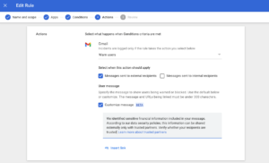 Gmail 데이터 손실 방지 DLP 베타서비스