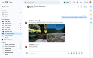 Google Chat 메시지 멀티미디어 파일 추가 Google Chat 메시지 멀티미디어 파일 추가