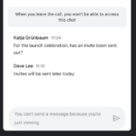 Google Meet 스트림에서 회의중 채팅 메시지 Google Meet 스트림에서 회의중 채팅 메시지