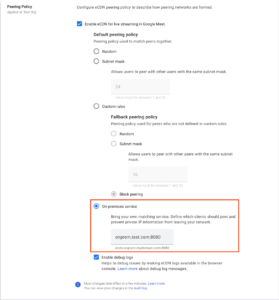 Google Meet eCDN 온프레미스 API 로 라이브 스트리밍 개인정보 보호기능 Google Meet eCDN 온프레미스 API 로 라이브 스트리밍 개인정보 보호기능