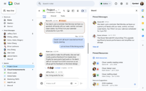 새로운 Google Chat 보드 탭 소개 새로운 Google Chat 보드 탭 소개