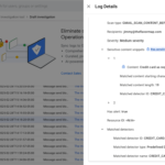 Google Chat 공유된 구글 문서 요약확인 Gmail DLP Sensitive Content Snippets 지원
