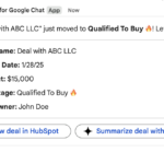 고객 플랫폼 HubSpot과 Google 채팅 통합 