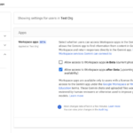 Google Workspace 관리자 설정에 Gemini 앱 사용 추가