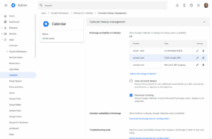 Microsoft Graph API 구글 캘린더 상호 운용성