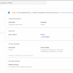 Google 그룹스 잠금기능 민감한 변경 금지 Google 그룹스 잠금기능 민감한 변경 금지