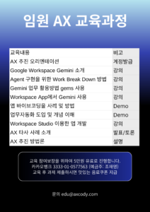 기업 임원대상 AX 추진 기초교육2